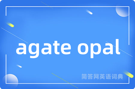 agate opal