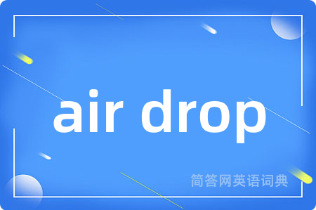 air drop