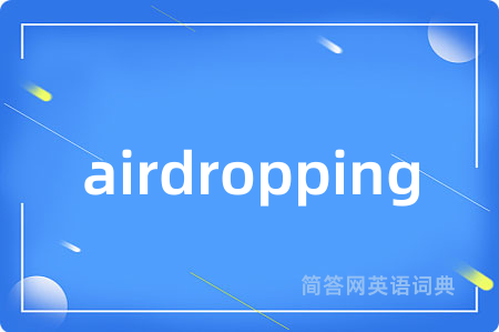 airdropping
