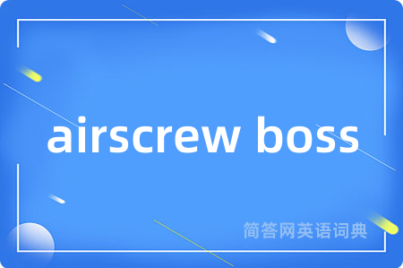 airscrew boss