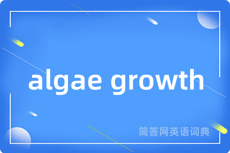algae growth