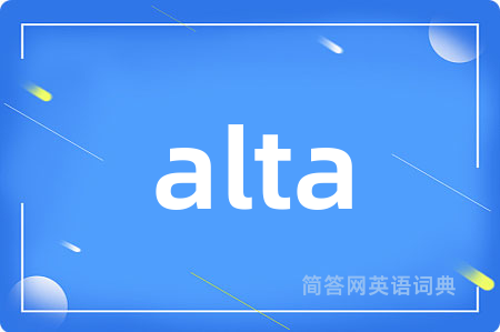 alta