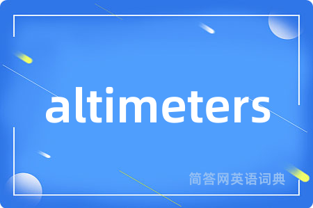 altimeters