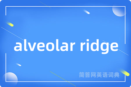alveolar ridge