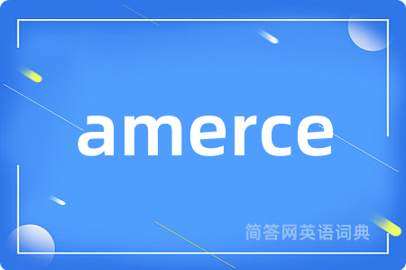 amerce