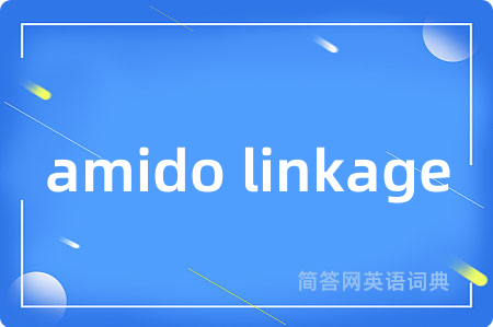 amido linkage