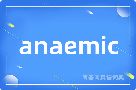 anaemic