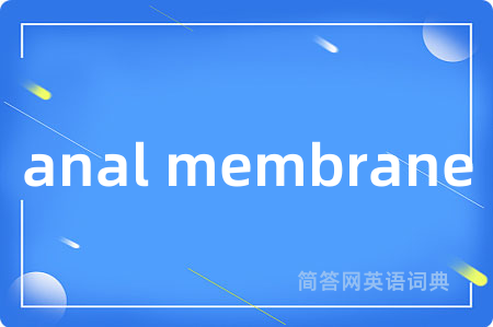 anal membrane