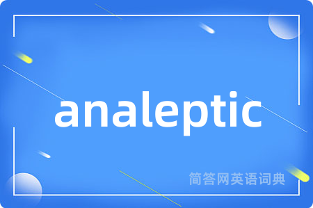 analeptic
