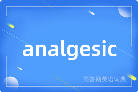analgesic