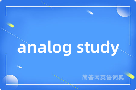 analog study