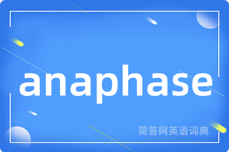 anaphase