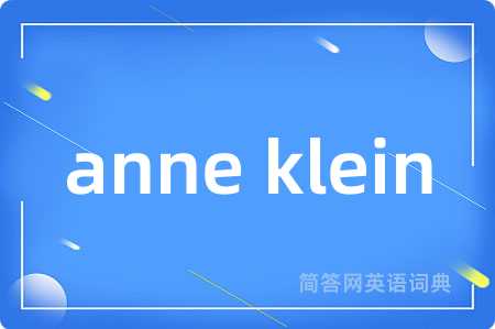 anne klein