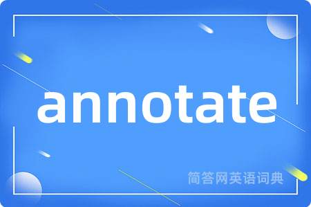annotate