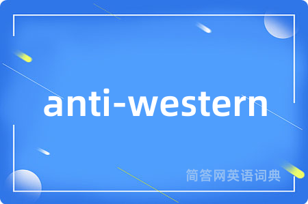anti-western