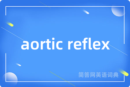 aortic reflex是什么意思,aortic reflex的中文翻译 aortic reflex