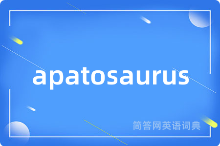 apatosaurus