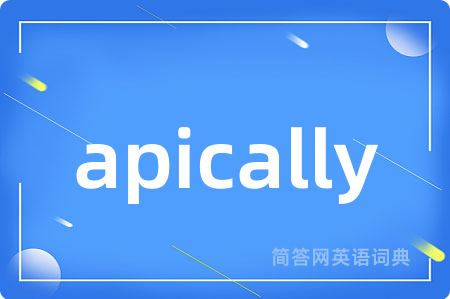 apically