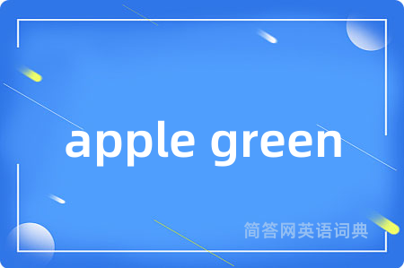 apple green