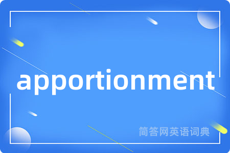 apportionment