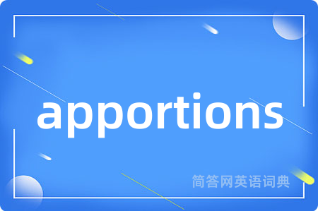 apportions