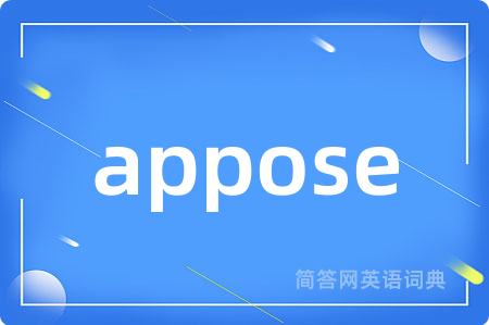 appose