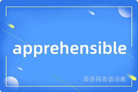 apprehensible