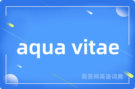 aqua vitae