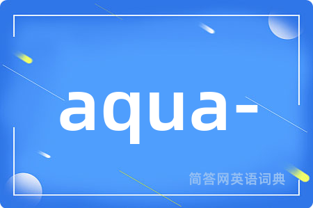 aqua-
