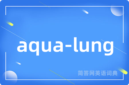 aqua-lung是什么意思,aqua-lung的中文翻译 aqua-lung