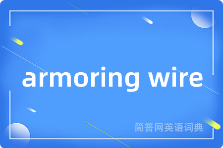 armoring wire