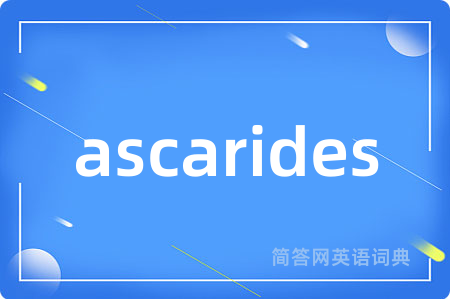 ascarides是什么意思,ascarides的中文翻译 ascarides