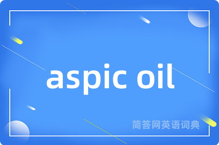 aspic oil