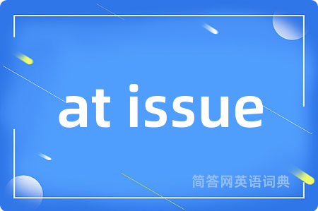at issue