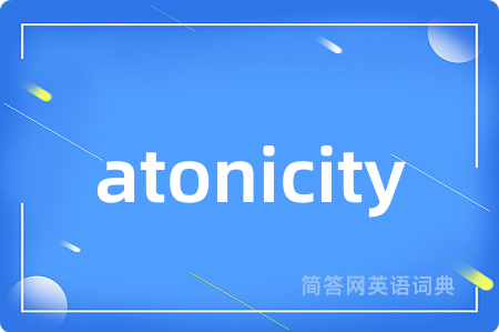 atonicity
