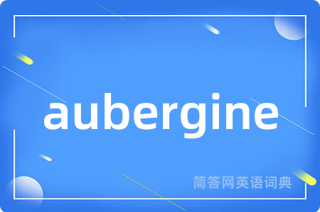 aubergine是什么意思,aubergine的中文翻译 aubergine
