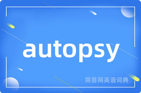 autopsy