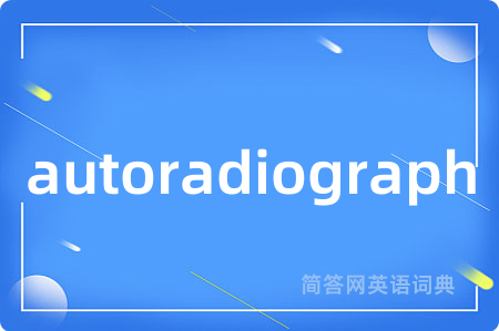 autoradiograph