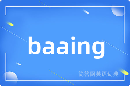 baaing