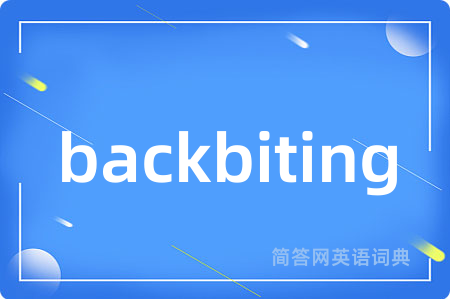 backbiting