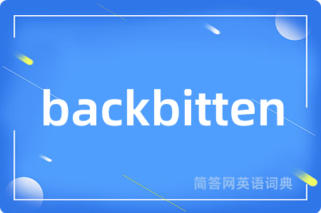 backbitten
