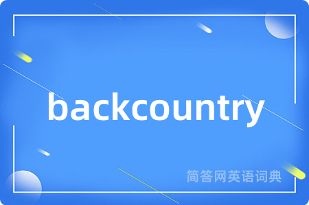 backcountry