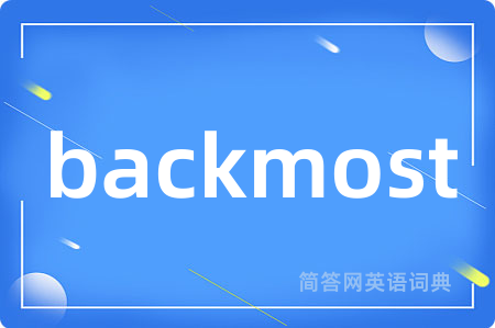 backmost