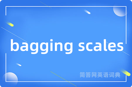 bagging scales