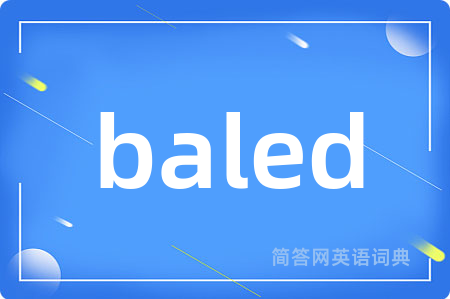 baled