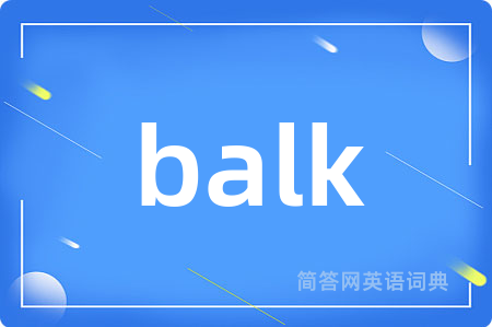 balk
