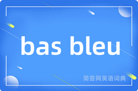 bas bleu