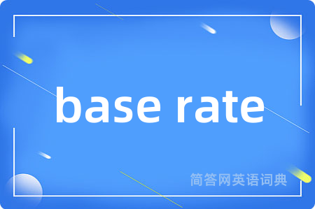 base rate