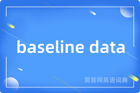 baseline data
