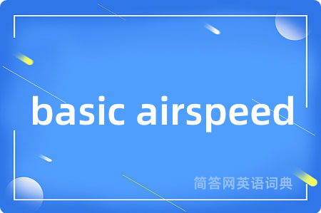 basic airspeed
